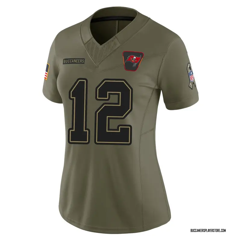 Nike Tom Brady Tampa Bay Buccaneers Limited Olive 2025 Salute to Service Jersey - Women's