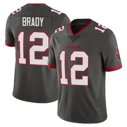 Nike Tom Brady Tampa Bay Buccaneers Limited Pewter Alternate Vapor Jersey - Youth