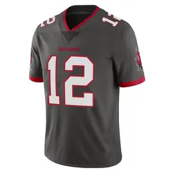 Nike Tom Brady Tampa Bay Buccaneers Limited Pewter Alternate Vapor Jersey - Youth