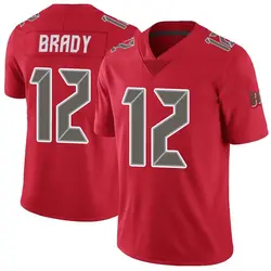 Nike Tom Brady Tampa Bay Buccaneers Limited Red Color Rush Jersey - Men's