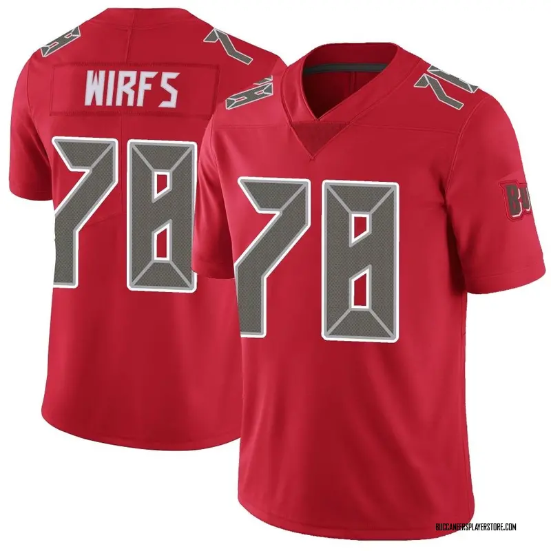Nike Tristan Wirfs Tampa Bay Buccaneers Limited Red Color Rush Jersey - Youth