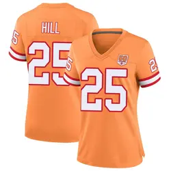 Nike Troy Hill Tampa Bay Buccaneers Game Cream sicle 50th Season Jersey - Women's