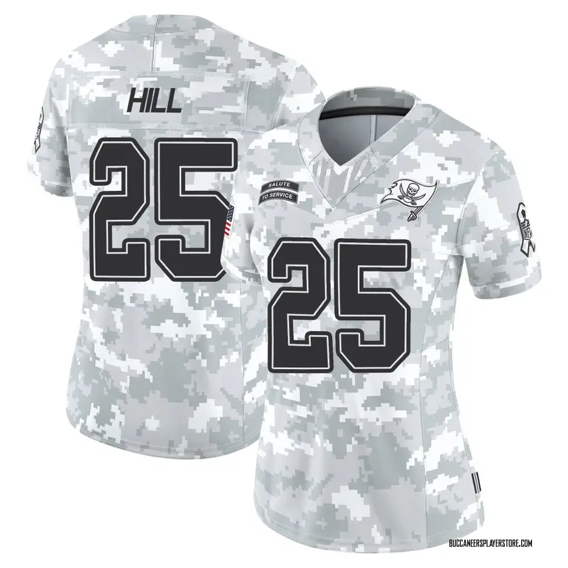 Nike Troy Hill Tampa Bay Buccaneers Limited Arctic Camo 2024 Salute to Service Jersey - Women's
