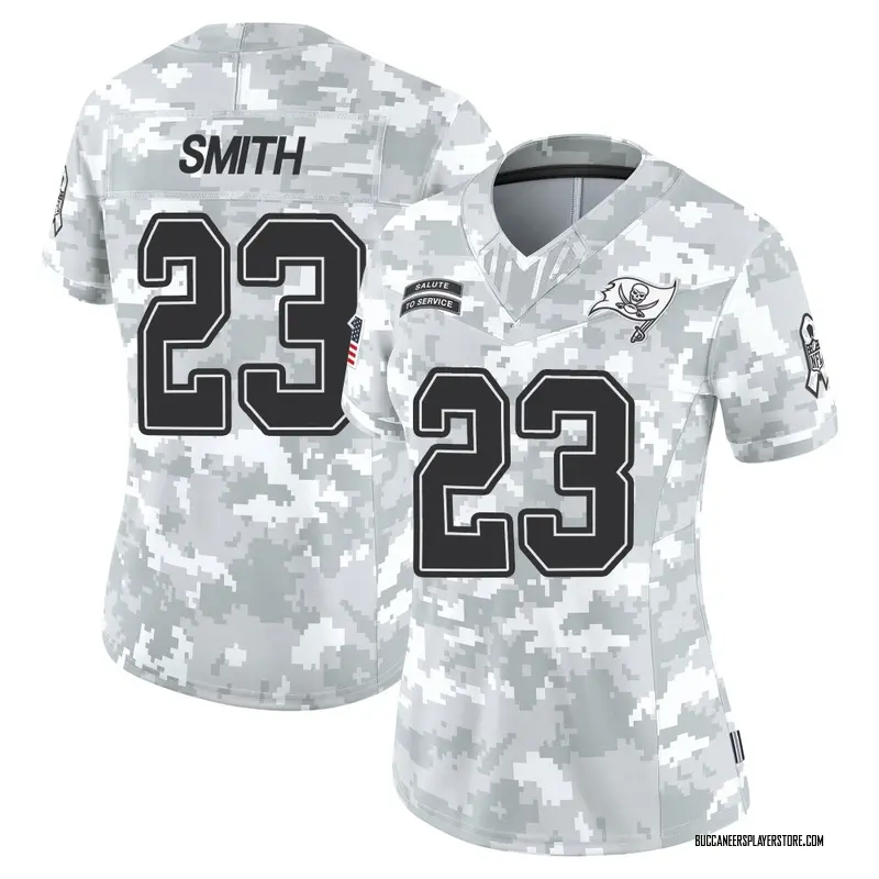 Nike Tykee Smith Tampa Bay Buccaneers Limited Arctic Camo 2024 Salute to Service Jersey - Women's