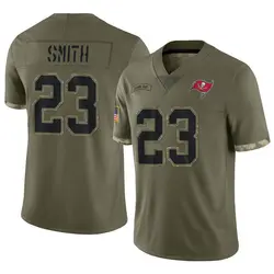 Nike Tykee Smith Tampa Bay Buccaneers Limited Olive 2022 Salute To Service Jersey - Men's