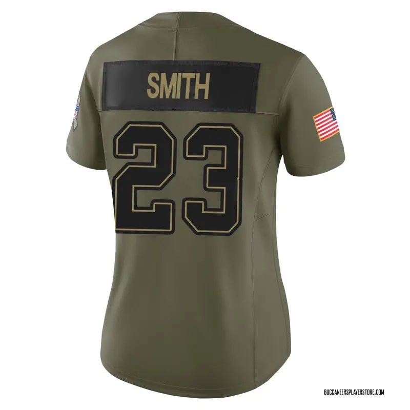 Nike Tykee Smith Tampa Bay Buccaneers Limited Olive 2025 Salute to Service Jersey - Women's