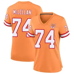 Nike Tyler McLellan Tampa Bay Buccaneers Game Cream sicle 50th Season Jersey - Women's