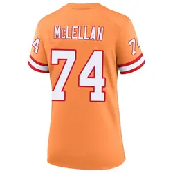 Nike Tyler McLellan Tampa Bay Buccaneers Game Cream sicle 50th Season Jersey - Women's