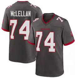 Nike Tyler McLellan Tampa Bay Buccaneers Game Pewter Alternate Jersey - Men's