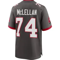 Nike Tyler McLellan Tampa Bay Buccaneers Game Pewter Alternate Jersey - Youth