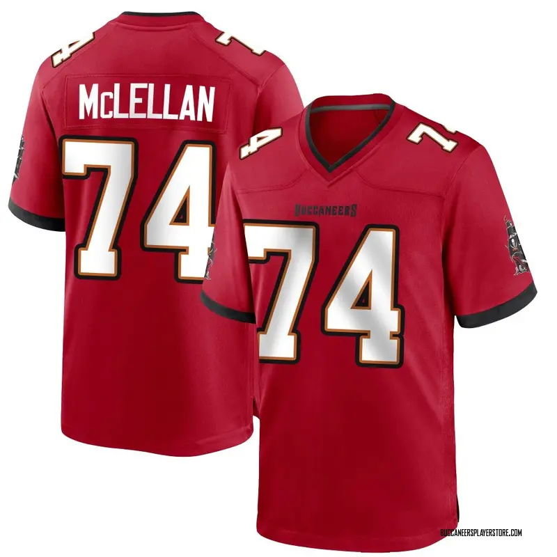 Nike Tyler McLellan Tampa Bay Buccaneers Game Red Team Color Jersey - Men's