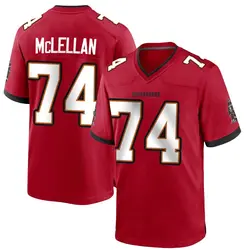 Nike Tyler McLellan Tampa Bay Buccaneers Game Red Team Color Jersey - Youth