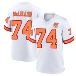 Nike Tyler McLellan Tampa Bay Buccaneers Game White '76 50th Season Jersey - Men's