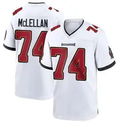 Nike Tyler McLellan Tampa Bay Buccaneers Game White Jersey - Men's
