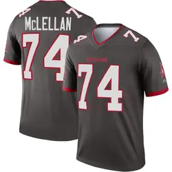 Nike Tyler McLellan Tampa Bay Buccaneers Legend Pewter Alternate Jersey - Youth