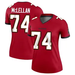 Nike Tyler McLellan Tampa Bay Buccaneers Legend Red Jersey - Women's