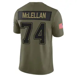 Nike Tyler McLellan Tampa Bay Buccaneers Limited Olive 2025 Salute to Service Jersey - Youth
