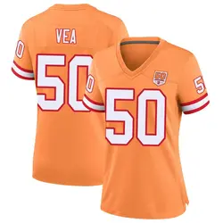 Nike Vita Vea Tampa Bay Buccaneers Game Cream sicle 50th Season Jersey - Women's