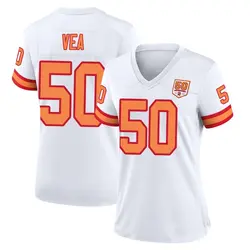 Nike Vita Vea Tampa Bay Buccaneers Game White '76 50th Season Jersey - Women's