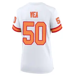 Nike Vita Vea Tampa Bay Buccaneers Game White '76 50th Season Jersey - Women's