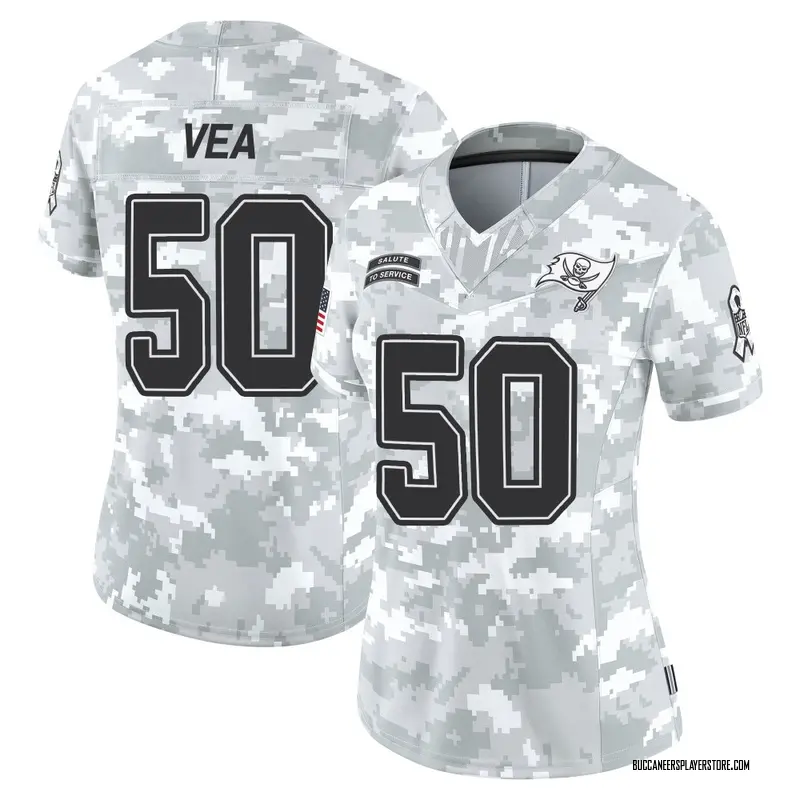 Nike Vita Vea Tampa Bay Buccaneers Limited Arctic Camo 2024 Salute to Service Jersey - Women's