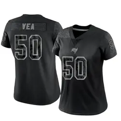 Nike Vita Vea Tampa Bay Buccaneers Limited Black Reflective Jersey - Women's