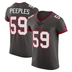 Nike Warren Peeples Tampa Bay Buccaneers Elite Pewter Alternate Vapor Jersey - Men's