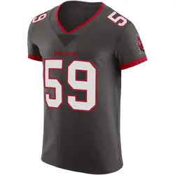 Nike Warren Peeples Tampa Bay Buccaneers Elite Pewter Alternate Vapor Jersey - Men's