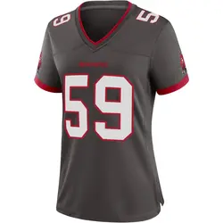 Nike Warren Peeples Tampa Bay Buccaneers Game Pewter Alternate Jersey - Women's