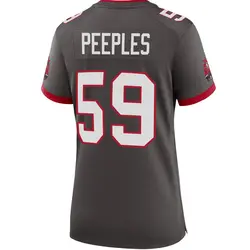 Nike Warren Peeples Tampa Bay Buccaneers Game Pewter Alternate Jersey - Women's