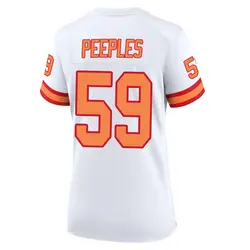 Nike Warren Peeples Tampa Bay Buccaneers Game White '76 50th Season Jersey - Women's