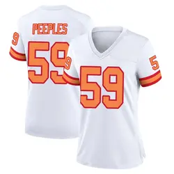 Nike Warren Peeples Tampa Bay Buccaneers Game White '76 Jersey - Women's