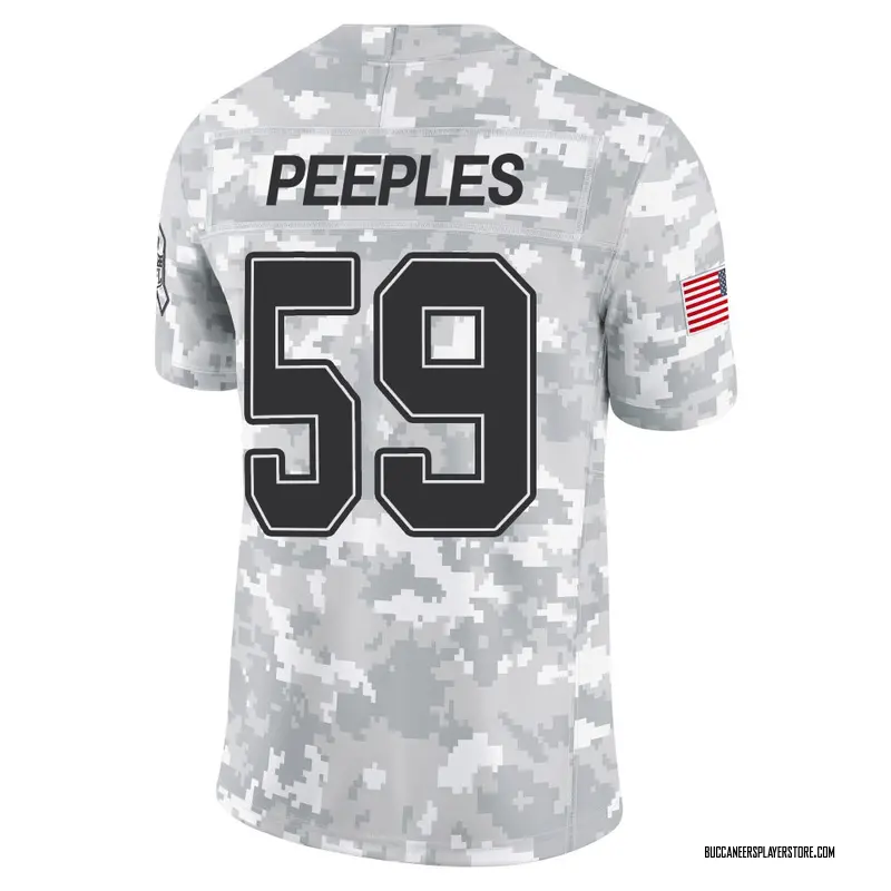 Nike Warren Peeples Tampa Bay Buccaneers Limited Arctic Camo 2024 Salute to Service Jersey - Men's