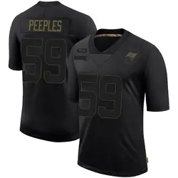 Nike Warren Peeples Tampa Bay Buccaneers Limited Black 2020 Salute To Service Jersey - Men's