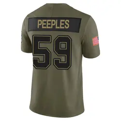 Nike Warren Peeples Tampa Bay Buccaneers Limited Olive 2025 Salute to Service Jersey - Youth