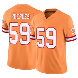 Nike Warren Peeples Tampa Bay Buccaneers Limited Orange Vapor F.U.S.E. Jersey - Men's