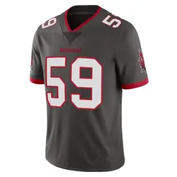 Nike Warren Peeples Tampa Bay Buccaneers Limited Pewter Alternate Vapor Jersey - Men's