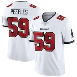 Nike Warren Peeples Tampa Bay Buccaneers Limited White Vapor Untouchable Jersey - Youth