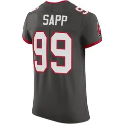 Nike Warren Sapp Tampa Bay Buccaneers Elite Pewter Alternate Vapor Jersey - Men's