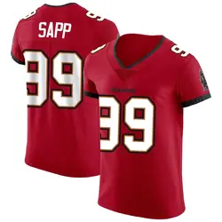 Nike Warren Sapp Tampa Bay Buccaneers Elite Red Vapor Jersey - Men's