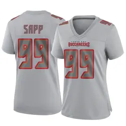 Nike Warren Sapp Tampa Bay Buccaneers Game Gray Atmosphere Fashion Jersey - Women's