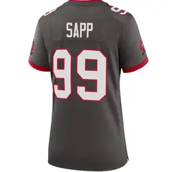 Nike Warren Sapp Tampa Bay Buccaneers Game Pewter Alternate Jersey - Women's