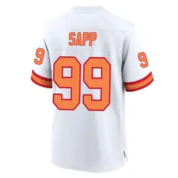 Nike Warren Sapp Tampa Bay Buccaneers Game White '76 50th Season Jersey - Men's