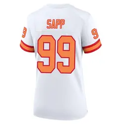 Nike Warren Sapp Tampa Bay Buccaneers Game White '76 50th Season Jersey - Women's