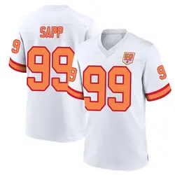 Nike Warren Sapp Tampa Bay Buccaneers Game White '76 50th Season Jersey - Youth