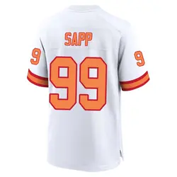 Nike Warren Sapp Tampa Bay Buccaneers Game White '76 Jersey - Men's