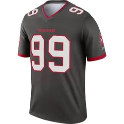 Nike Warren Sapp Tampa Bay Buccaneers Legend Pewter Alternate Jersey - Men's