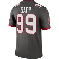 Nike Warren Sapp Tampa Bay Buccaneers Legend Pewter Alternate Jersey - Men's
