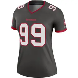 Nike Warren Sapp Tampa Bay Buccaneers Legend Pewter Alternate Jersey - Women's