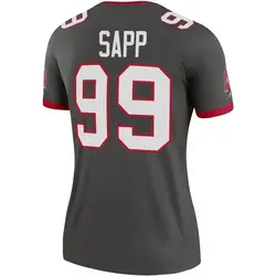 Nike Warren Sapp Tampa Bay Buccaneers Legend Pewter Alternate Jersey - Women's